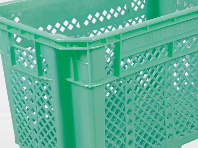 KS545网孔型翻转套叠塑料周转箱 KS545网孔型翻转套叠塑料周转箱