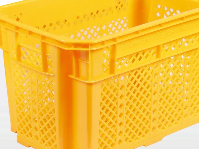 KS550网孔型翻转套叠塑料周转箱 KS550网孔型翻转套叠塑料周转箱