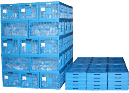 物流配送业发展遇瓶颈折叠式周转箱解困境